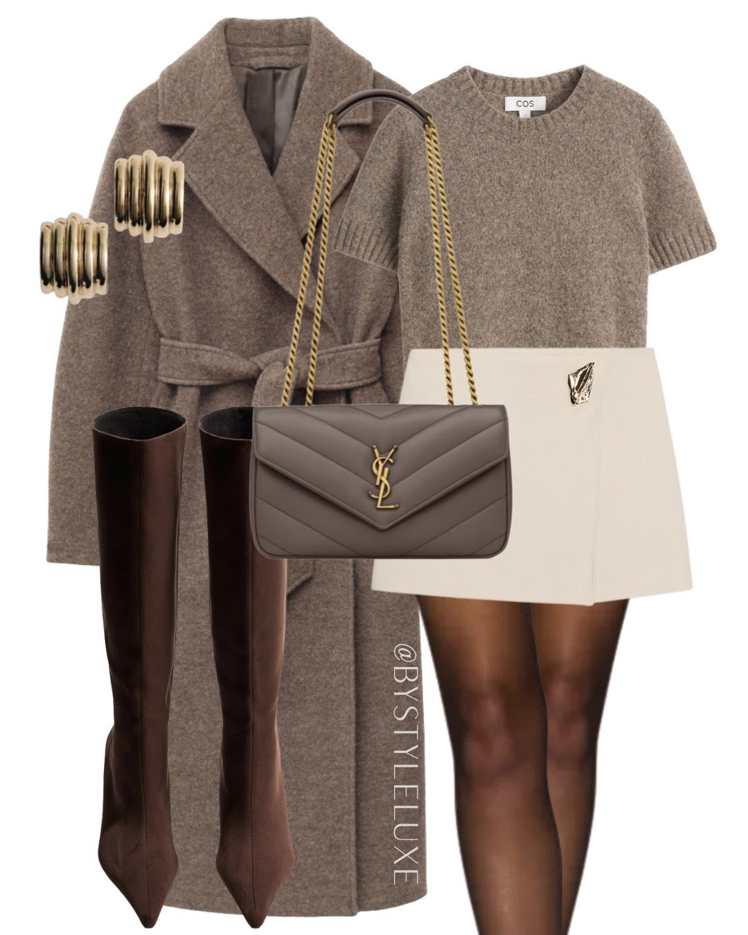 TAUPE - styling this taupe coat and knotted top for an elevated dressier look. The brown knee high boots completes the look perfectly 

#suedeboots #wintercoat #autumnoutfit

#LTKshoes #LTKautumn #LTKdatenight