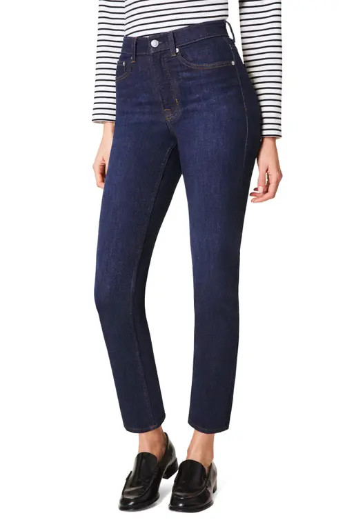 SPANX® SPANXsculpt™ ReDefine Slim Straight Leg Jeans in Dark Indigo at Nordstrom, Size 2 | Nordstrom