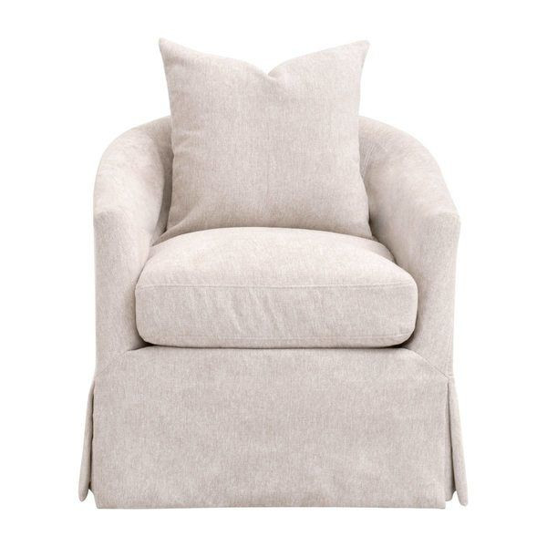 Faye Slipcover Swivel Club Chair | Scout & Nimble