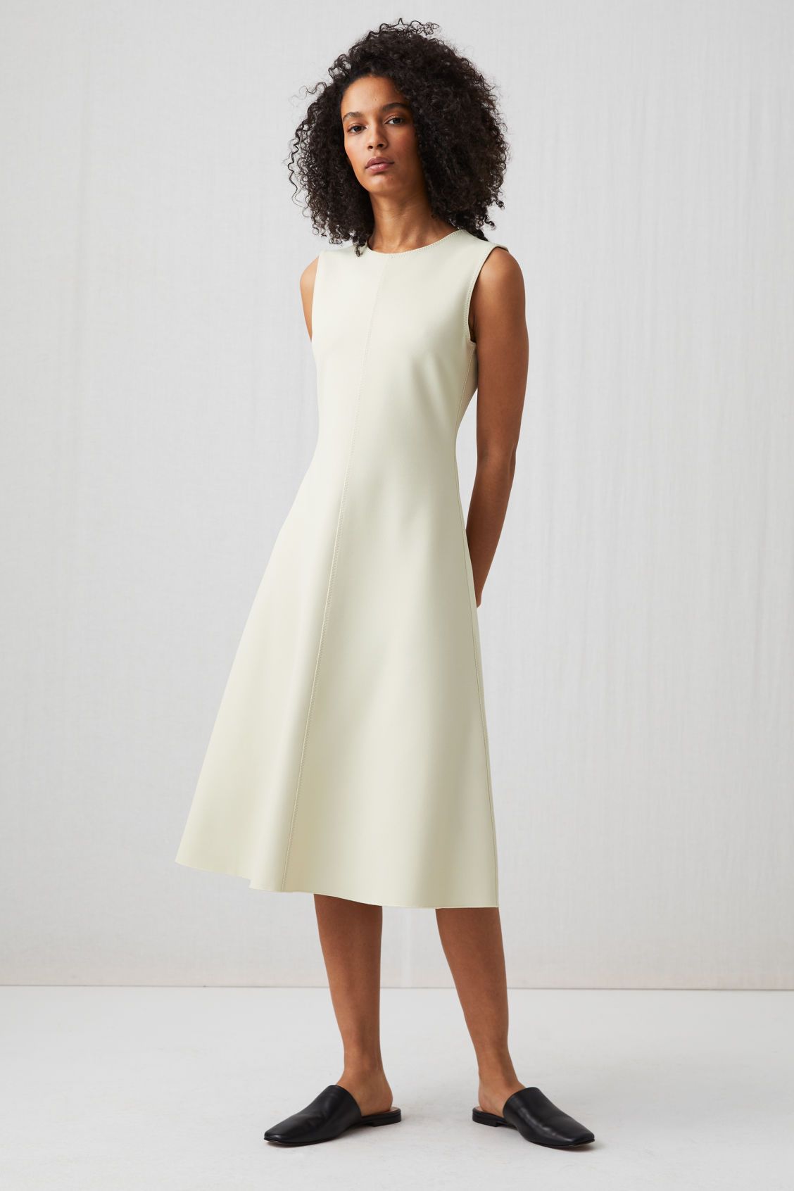Sleeveless Crepe Twill Dress | ARKET (US&UK)