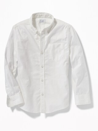 Lightweight Built-In Flex Oxford Uniform Shirt For Boys | Old Navy (US)