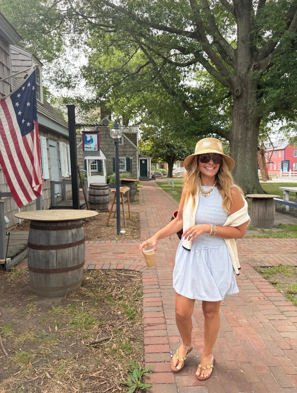 Coastal summer outfit that looks way more expensive than it is 🤍☀️

This is the kind of outfit I’ll be reaching for on repeat—lightweight, flattering, and perfect for everything from coffee runs to coastal weekends. The smocked dress is so comfortable, the accessories pull it all together, and every piece is easy to mix and match all summer long.

Everything is linked for you in my LTK! 🤍✨