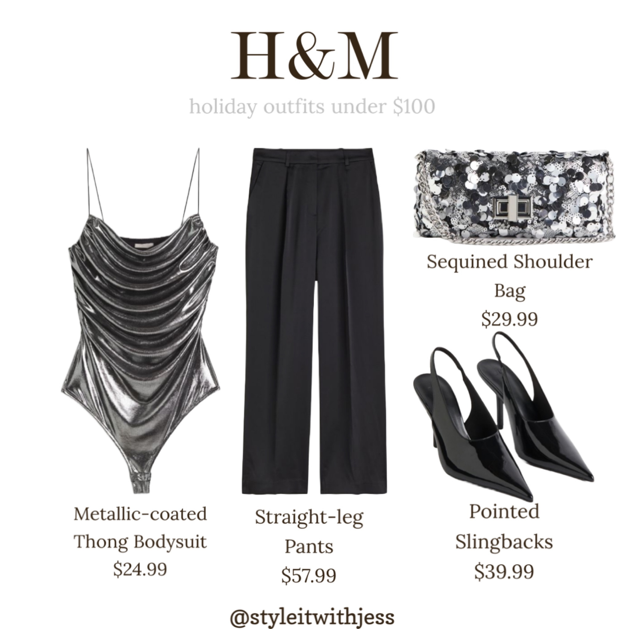 H&M holiday outfit ideas under $100 🩶✨

#LTKstyletip #LTKfindsunder100 #LTKHoliday