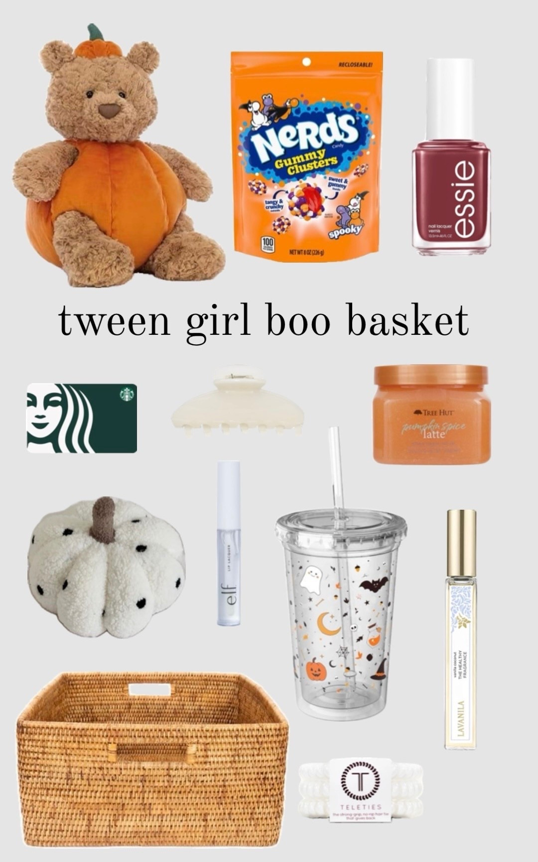 7/22/25  🎀 Tween Girl Boo Basket Ideas She’ll Love This Halloween! 🎃✨
Putting together a not-so-spooky surprise for your tween girl? This boo basket is filled with cute fall goodies, fun treats, and cozy Halloween essentials she’ll be obsessed with. Perfect for girls ages 9–12 who still love the magic of the season!

#LTKKids #LTKFindsUnder50