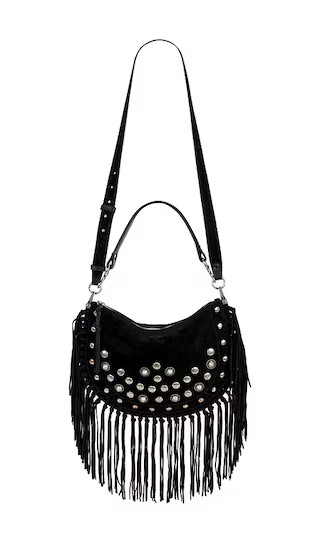 Kanao Shoulder Strap Bag in Black & Silver | Revolve Clothing (Global)