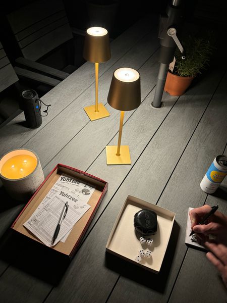 Outdoor rechargeable table lamps 

#LTKSeasonal #LTKGiftGuide #LTKHome