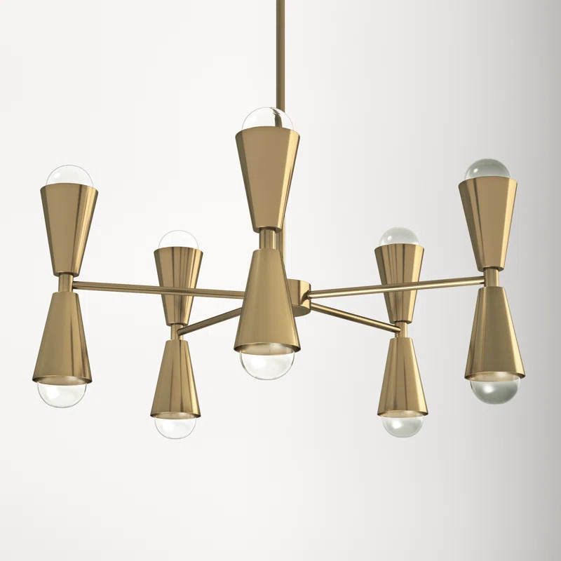 Concordia 10 - Light Dimmable Sputnik Sphere Chandelier | Wayfair North America