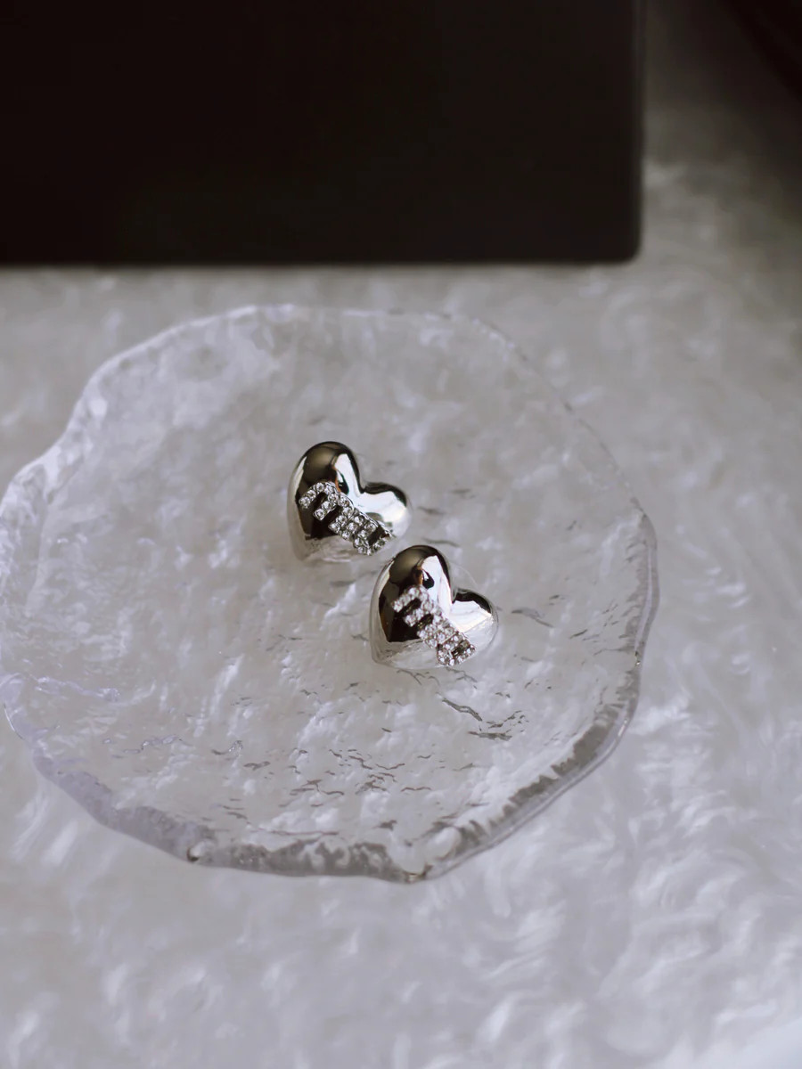 MILA EARRINGS IN SILVER WITH CRYSTALS | raëliv