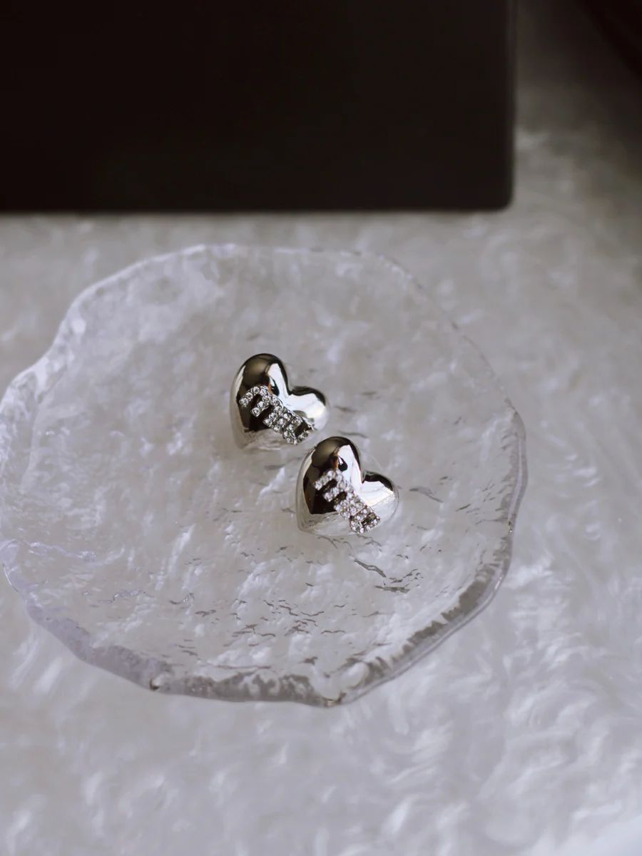 MILA EARRINGS IN SILVER WITH CRYSTALS | raëliv