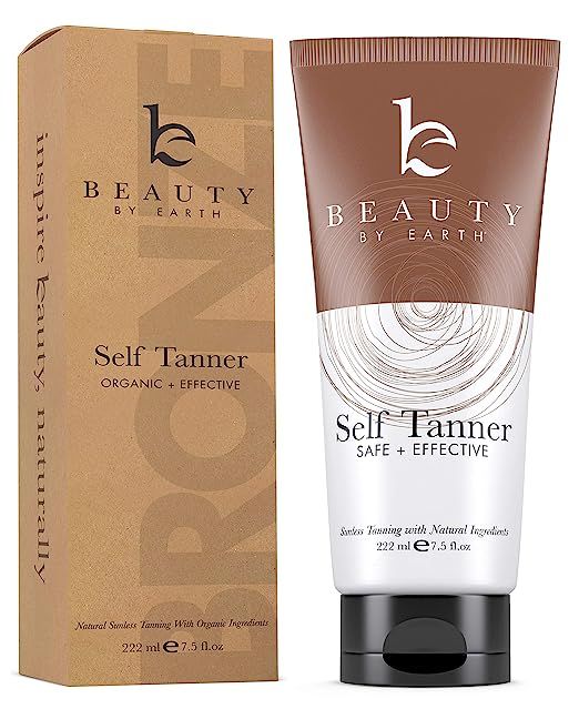 Self Tanner with Organic & Natural Ingredients, Tanning Lotion, Sunless Tanning Lotion for Flawle... | Amazon (US)