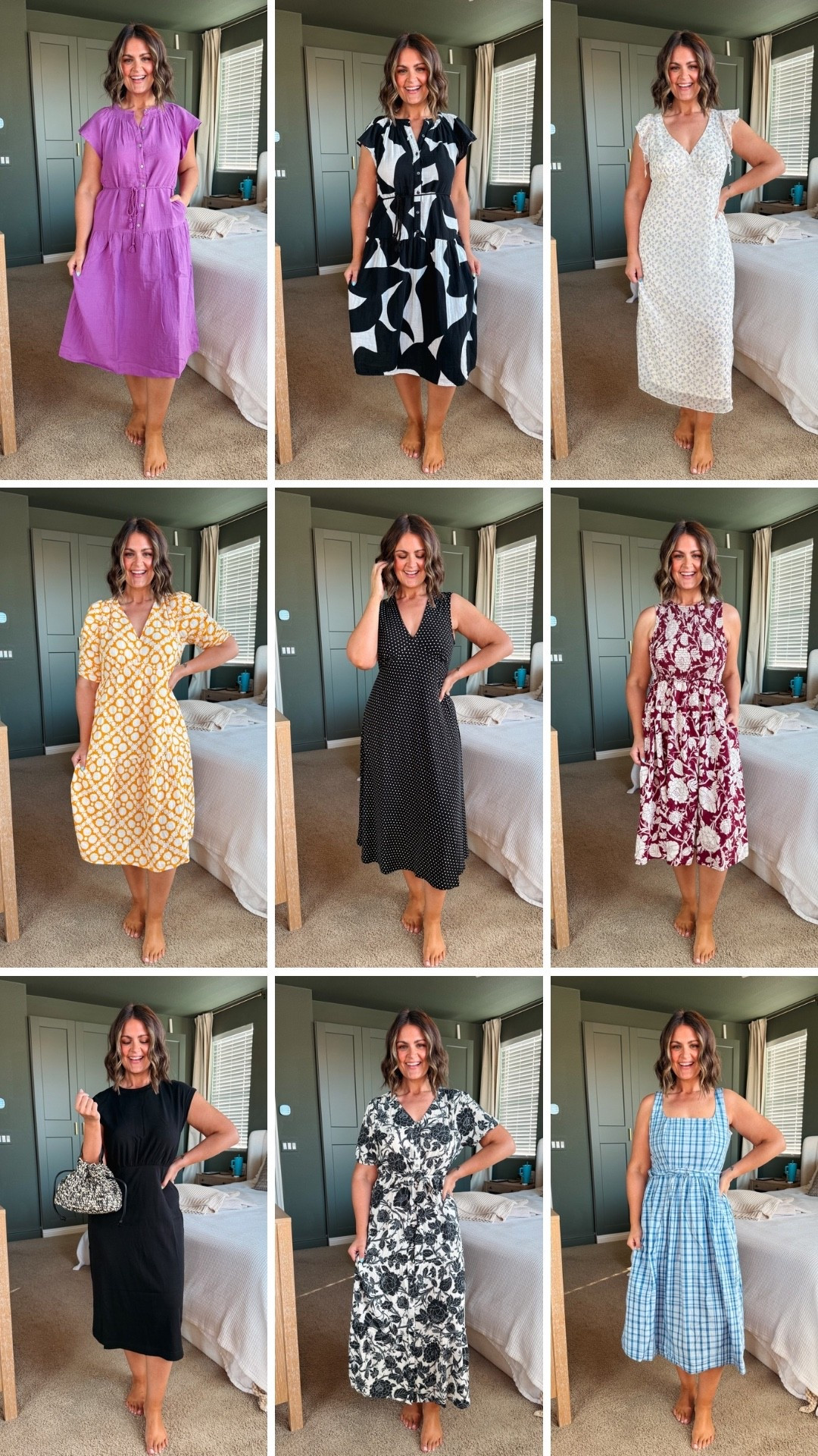 Spring dresses under $25
Purple/ Black & white, medium (could also do a large)
White floral, large
Yellow, large
Black/white polka dots, medium
Burgundy/white floral, large
Black, large
Black/white floral, large
Blue plaid, medium (could do large)

Size 12, midsize, spring dress, summer dress, resort wear, vacation dress, spring break, work dress, workwear, graduation party

#LTKMidsize #LTKSeasonal #LTKootd