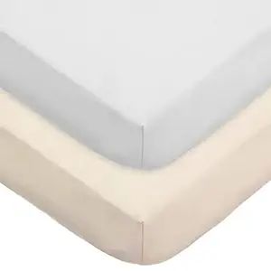 American Baby Company 2 Pack 100% Cotton Jersey Knit Fitted Crib Sheet for Standard Crib and Todd... | Amazon (US)