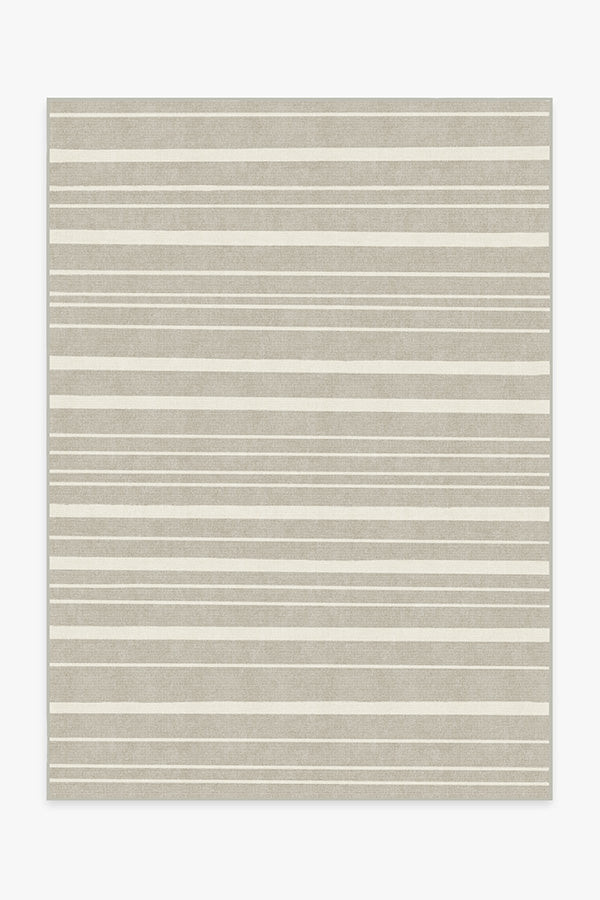 Hudson Stripe Stone Rug | Ruggable