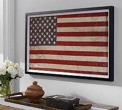 American Flag Framed Print | Pottery Barn (US)
