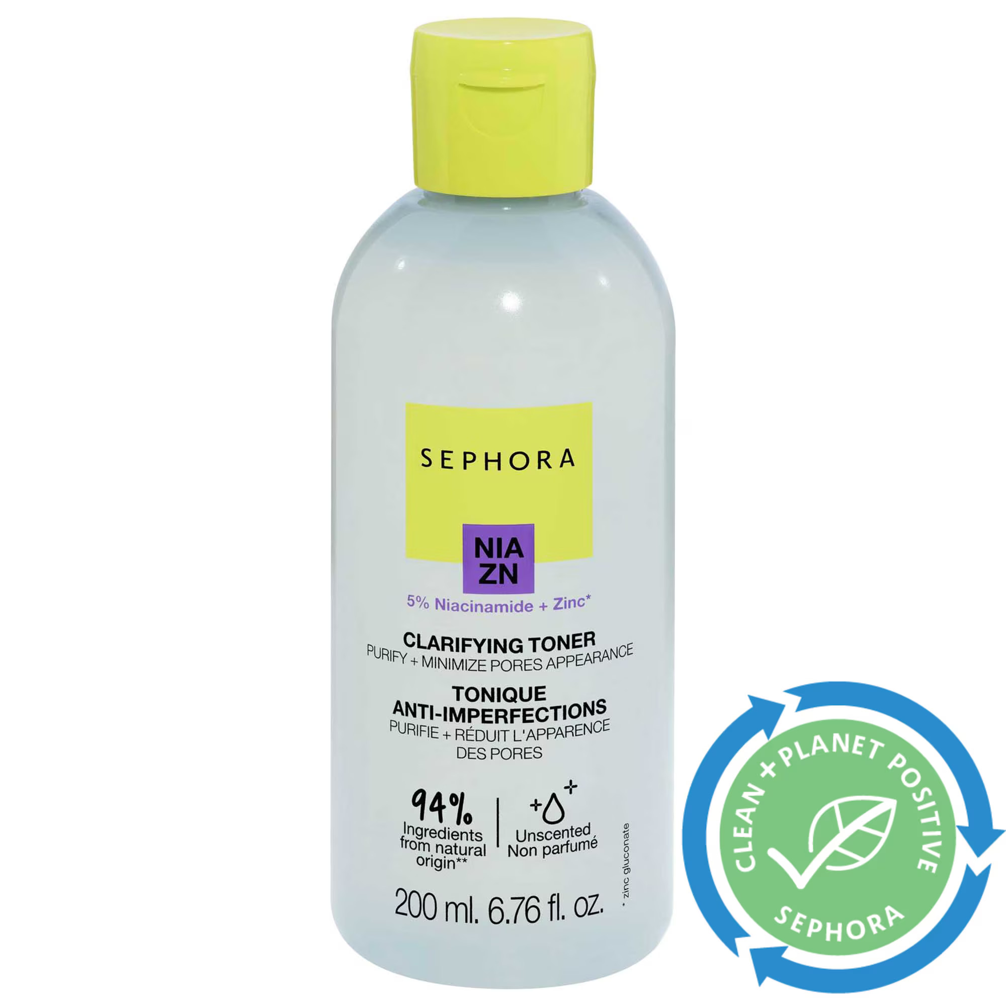 SEPHORA COLLECTION Clarifying Toner with Niacinamide and Zinc 5 oz / 150 mL | Sephora (US)