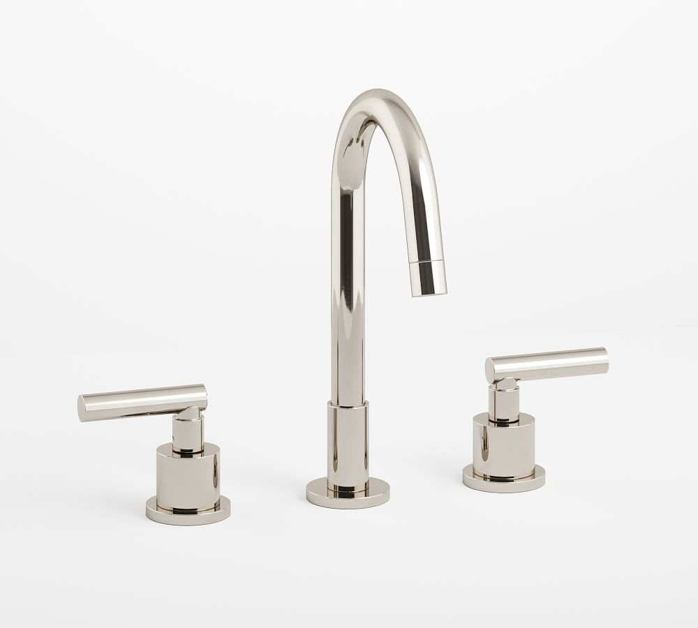 Linden Lever Handle Widespread Bathroom Sink Faucet | Pottery Barn (US)