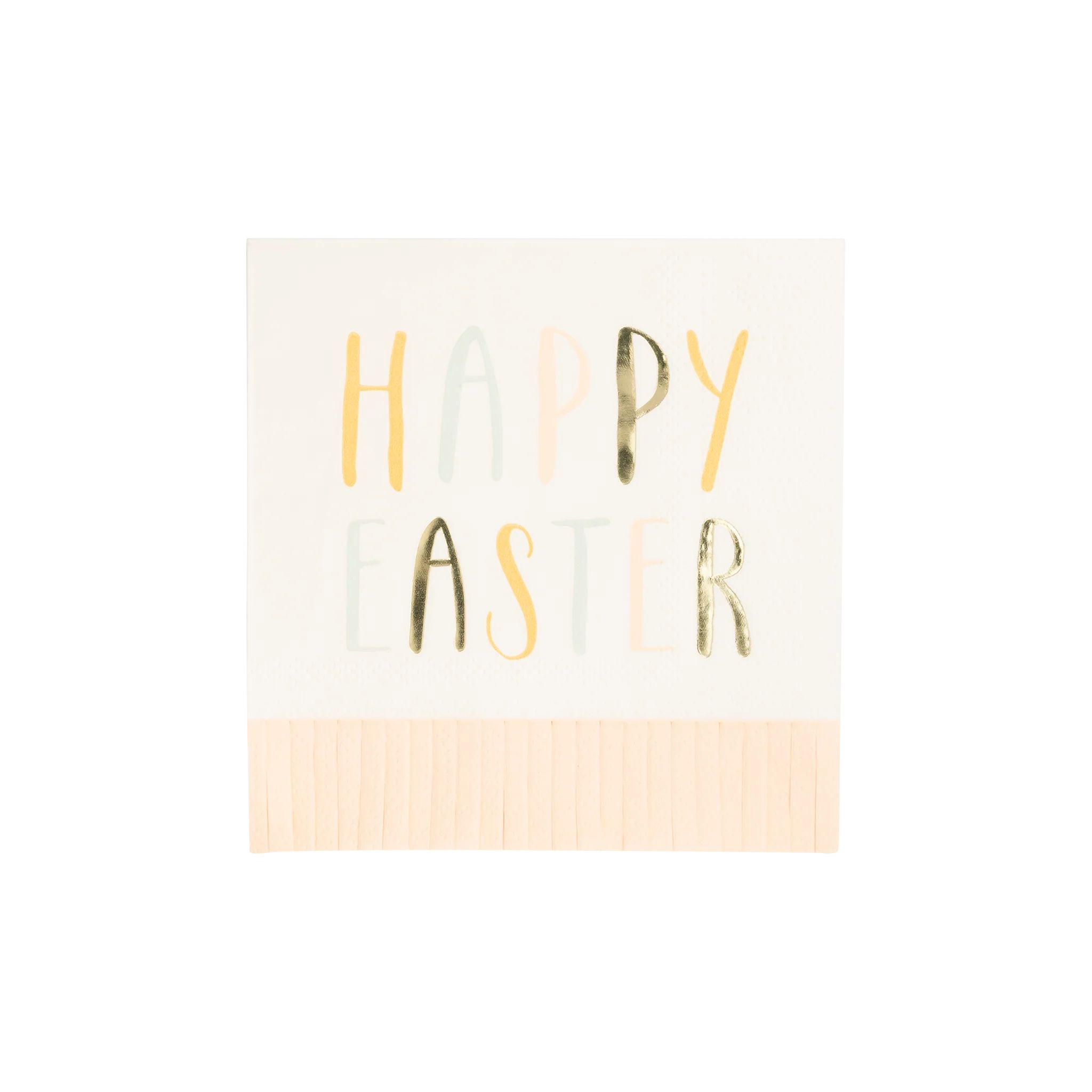 Happy Easter Paper Cocktail Napkin | My Mind's Eye