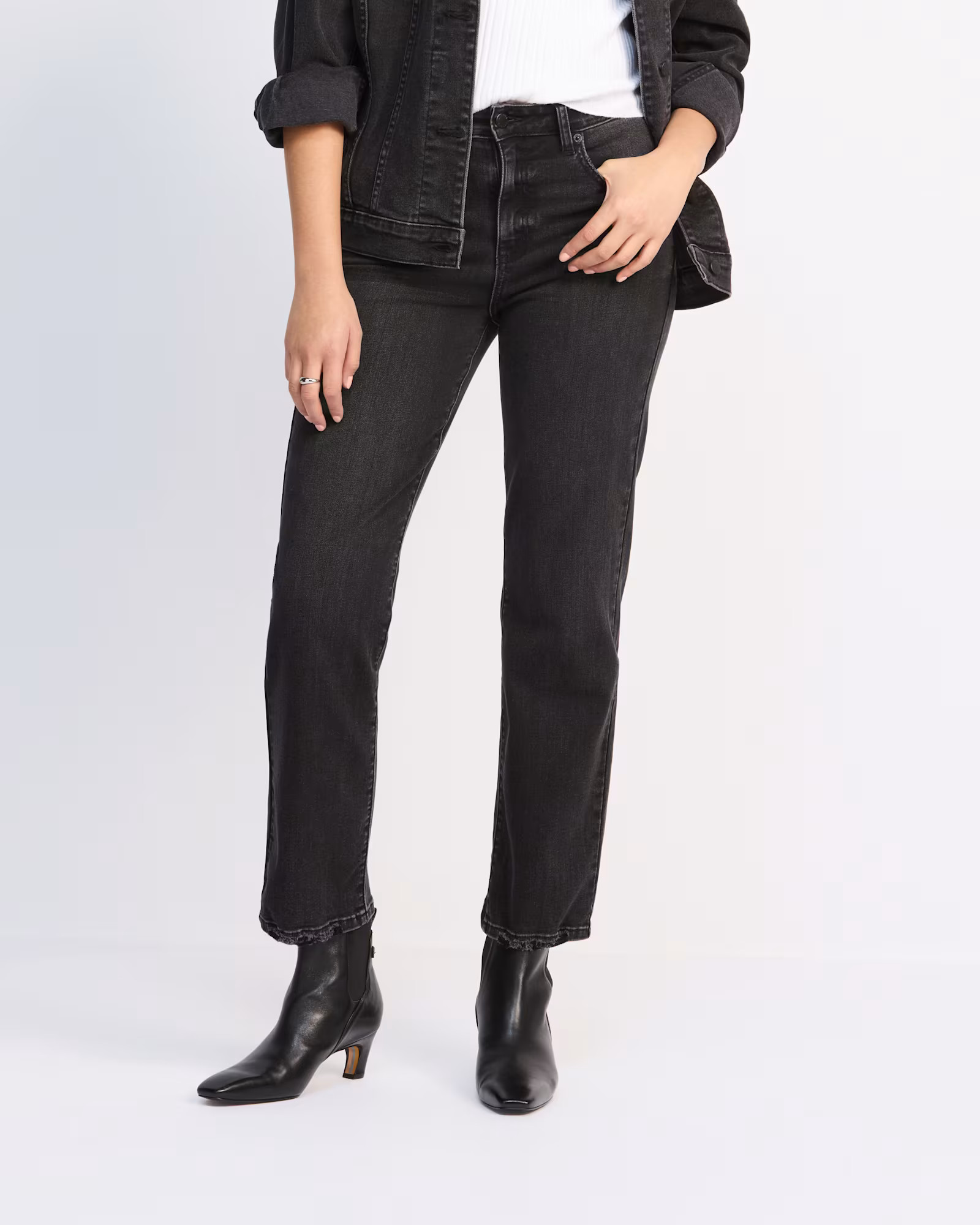 High Rise Slim Straight Jean | Stitch Fix