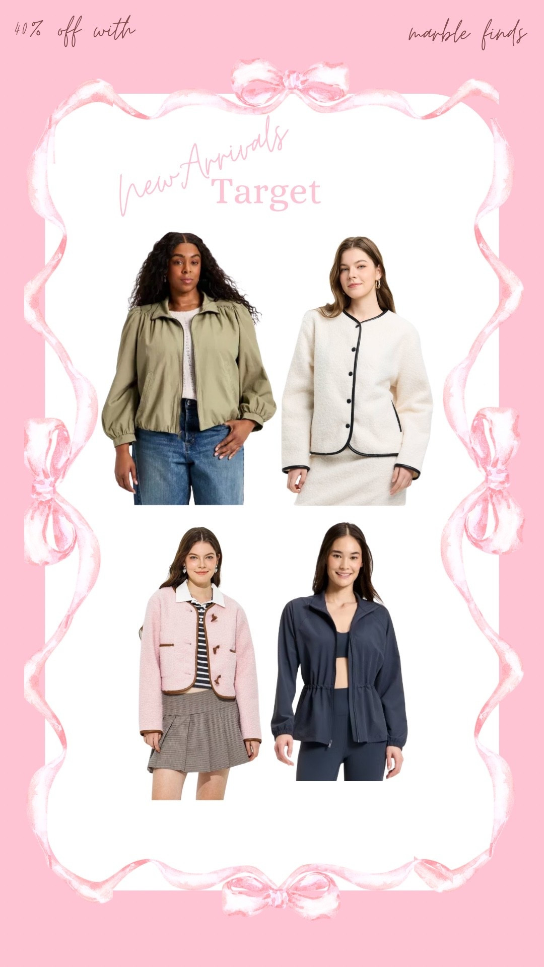 Target jackets, target new arrivals 

#LTKootd #LTKgrwm