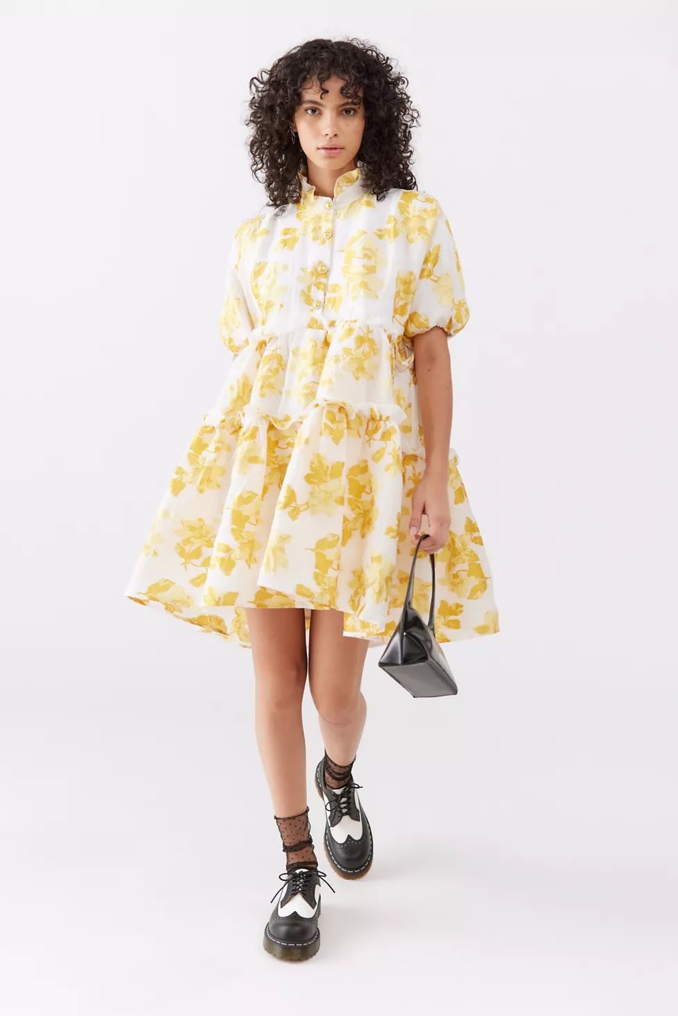 Sister Jane Manhattan Floral Babydoll Dress | Urban Outfitters (US and RoW)