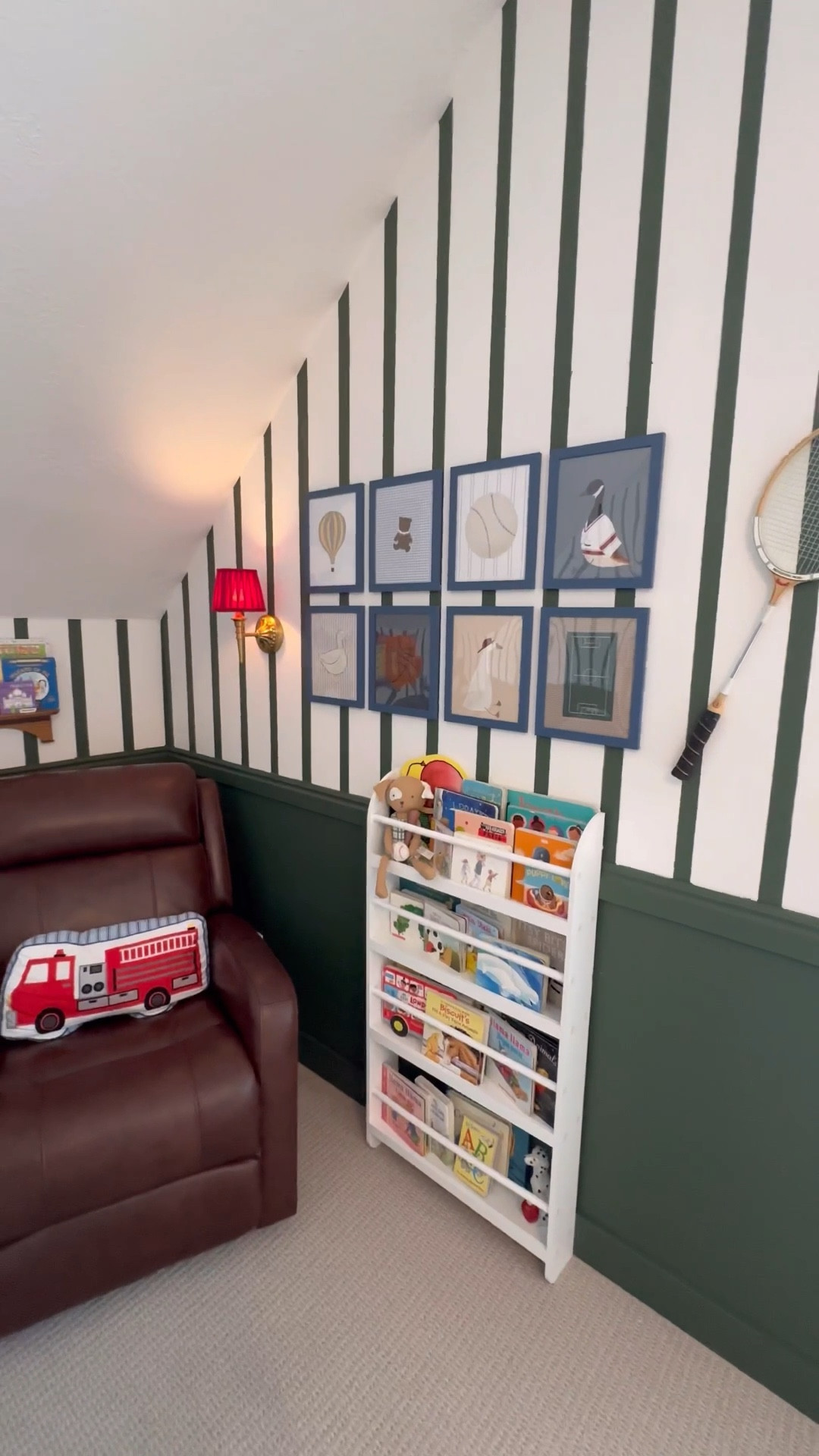 Tommy’s room reveal ✨ Still a few details left to add, but the heart of it is here. We leaned into pure childhood nostalgia — the kind of space that feels like Saturday mornings, blanket forts, and big dreams. How’d we do? 💛 

#LTKFindsUnder50 #LTKFamily #LTKKids