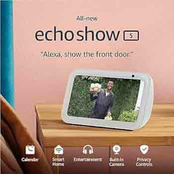 All-new Echo Show 5 (3rd Gen, 2023 release) | Smart display with deeper bass and clearer sound | ... | Amazon (US)