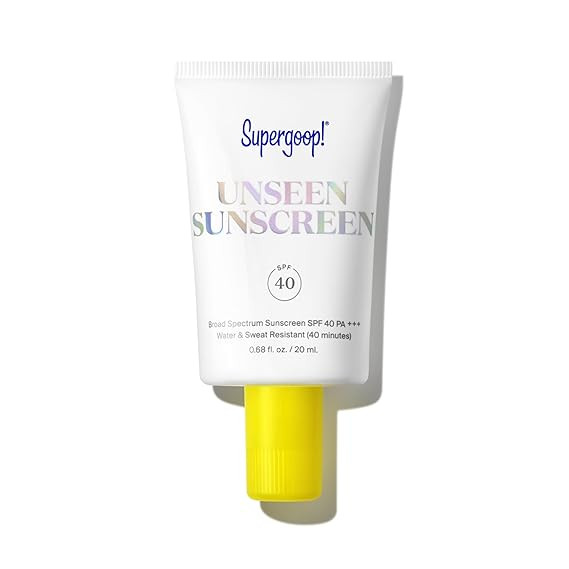 Supergoop! Unseen Sunscreen - SPF 40 - Clear & Invisible Face Sunscreen + Broad Spectrum + Makeup... | Amazon (US)