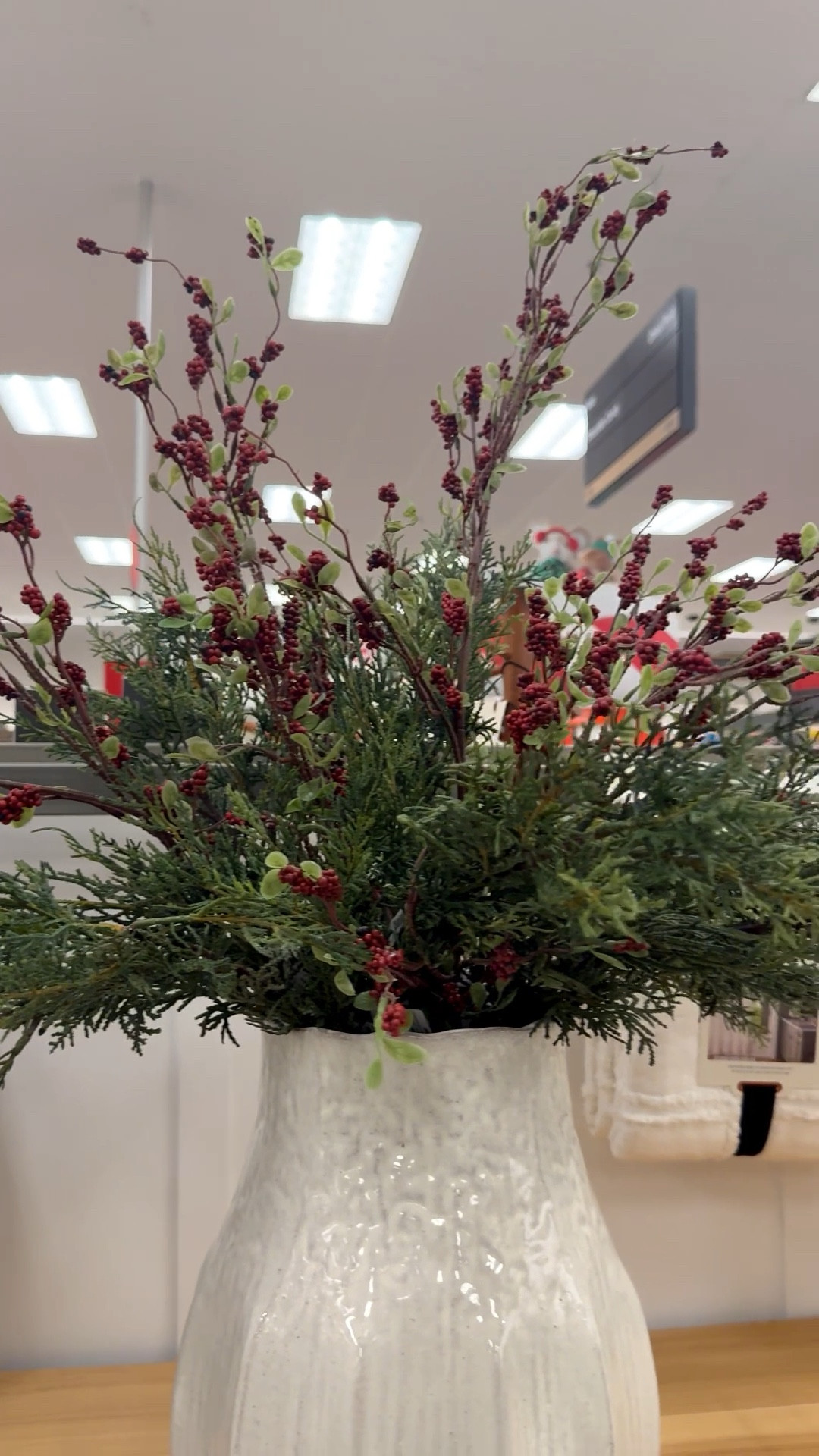 Christmas Arrangement 
Berry stems, cedar stems, cream vase, transitional home, modern decor, amazon find, amazon home, target home decor, mcgee and co, studio mcgee, amazon must have, pottery barn, Walmart finds, affordable decor, home styling, budget friendly, accessories, neutral decor, home finds, new arrival, coming soon, sale alert, high end look for less, Amazon favorites, Target finds, cozy, modern, earthy, transitional, luxe, romantic, home decor, budget friendly decor, Amazon decor #target

#LTKGiftGuide #LTKHoliday #LTKSeasonal