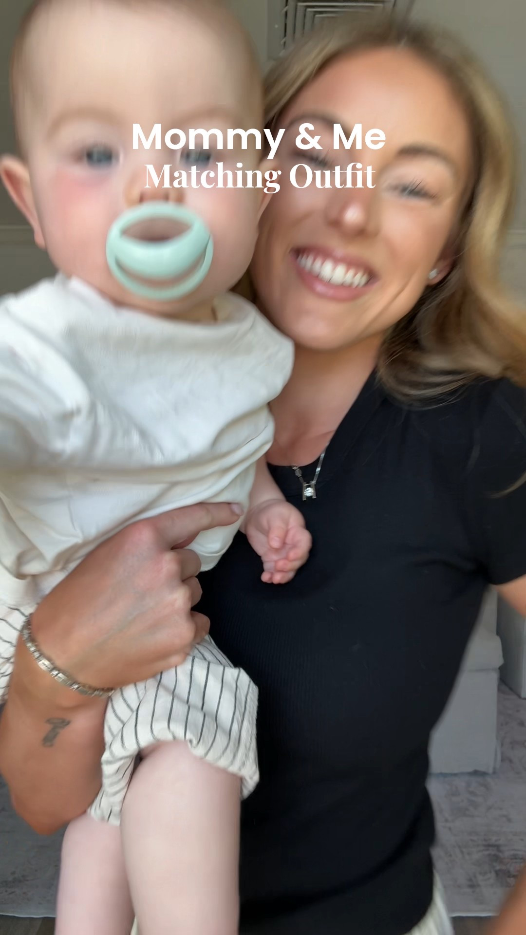 Linen stripped pant day with my mini

#LTKFamily #LTKFindsUnder50 #LTKBaby