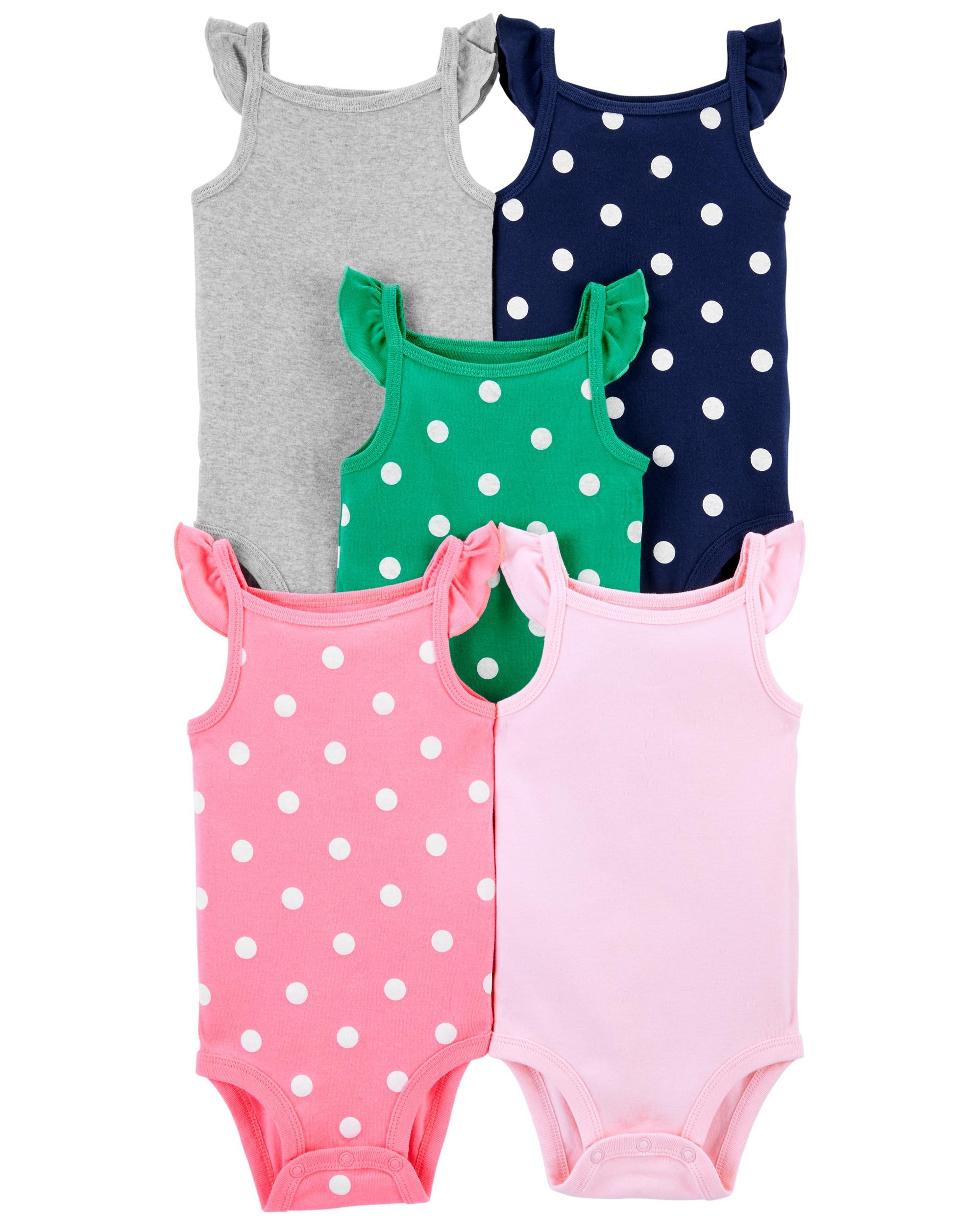 5-Pack Tank Bodysuits | Carter's