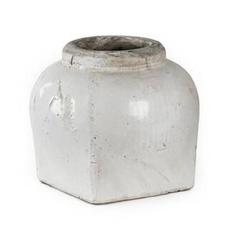 Stoneware Semi-glazed Large Decorative Vase | The Home Depot