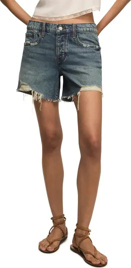 Baggy Stretch Denim Shorts | Nordstrom
