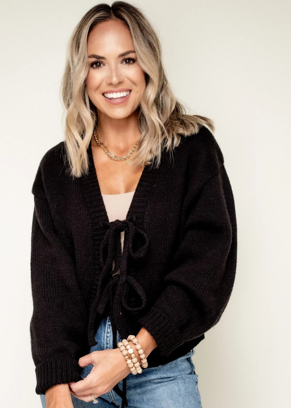 Playlist On Repeat Tie Front Cardigan | Ruthie Grace