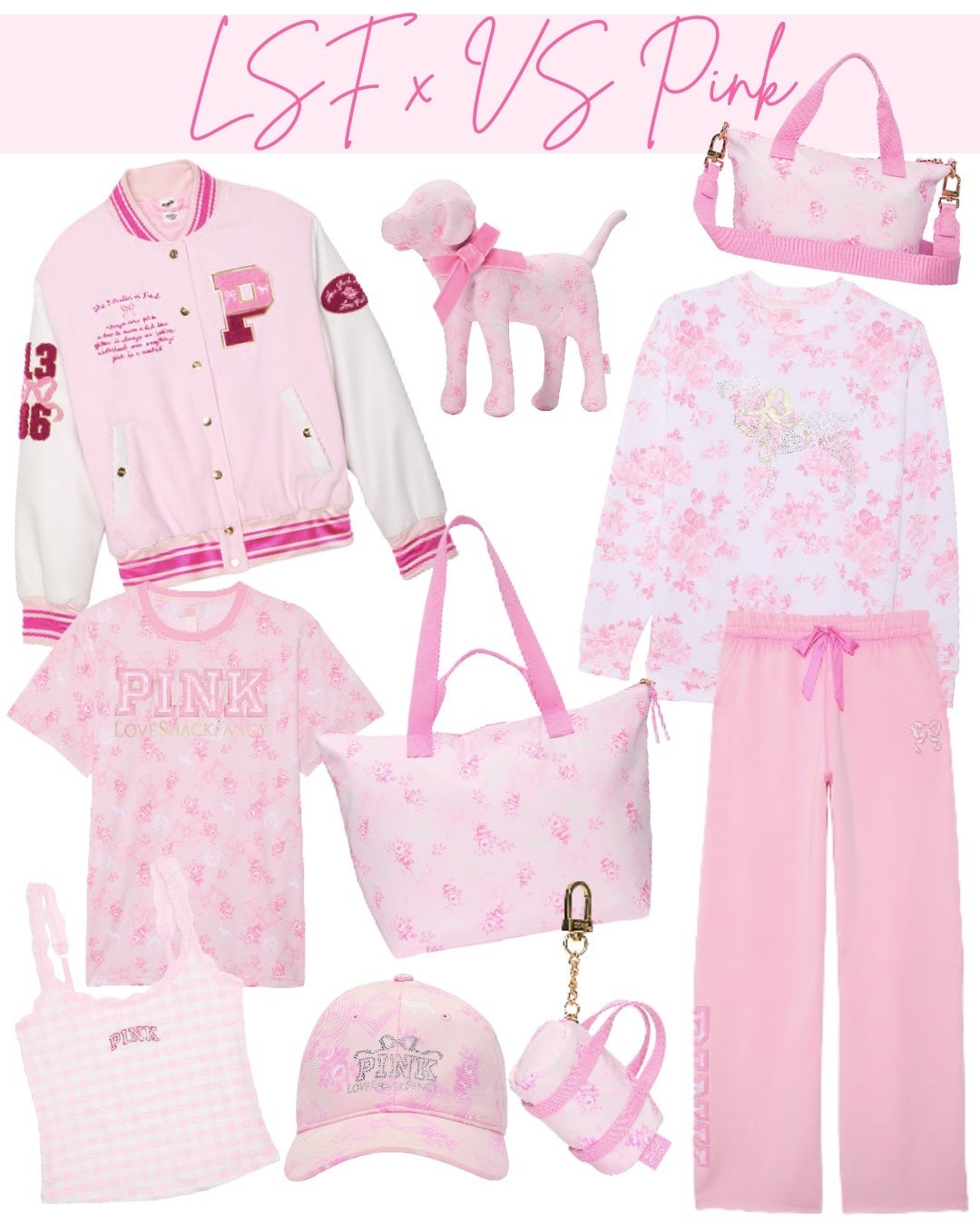 LoveShackFancy x Victoria’s Secret PINK collab 💕 loungewear, apparel, intimates, and accessories! 

Pink floral print, shabby chic, cottagecore, pink lifestyle 

#LTKSeasonal #LTKU #LTKStyleTip