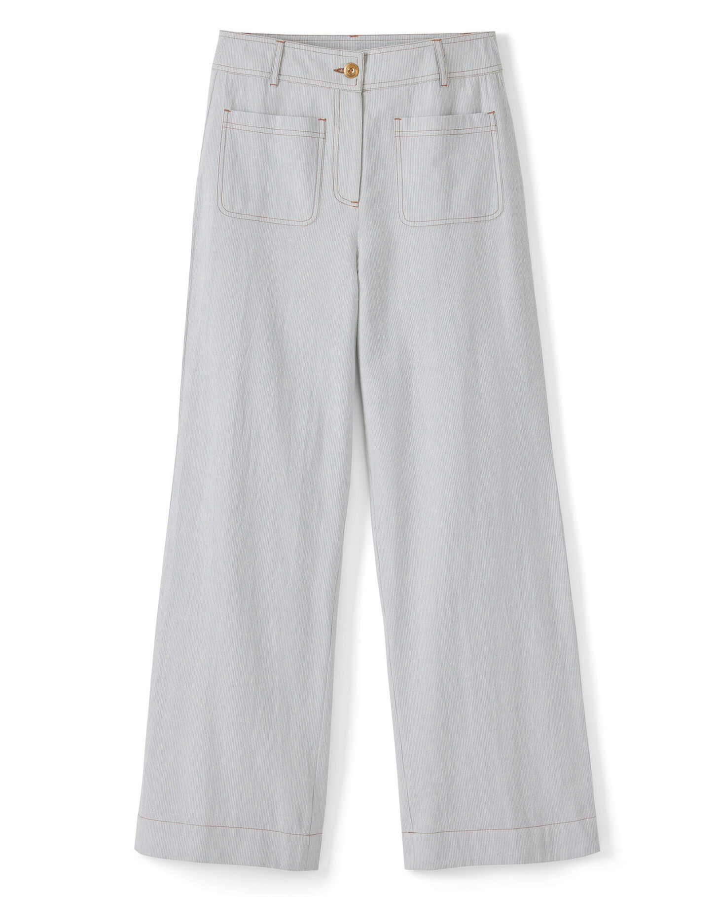 Pocket Detail Stripe Trousers (31" Inside Leg) | Cotton Traders (UK)