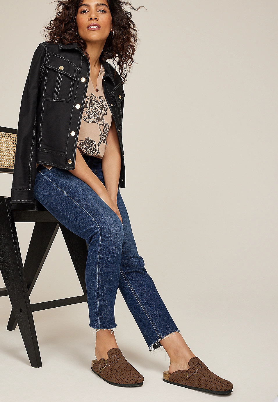 SuperCush Chloe Laser Cut Footbed Clog | Maurices