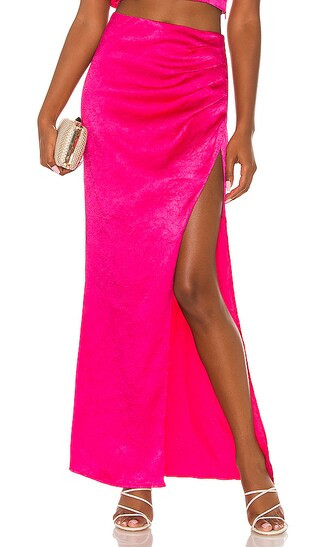 Zariah Skirt in Berry | Revolve Clothing (Global)