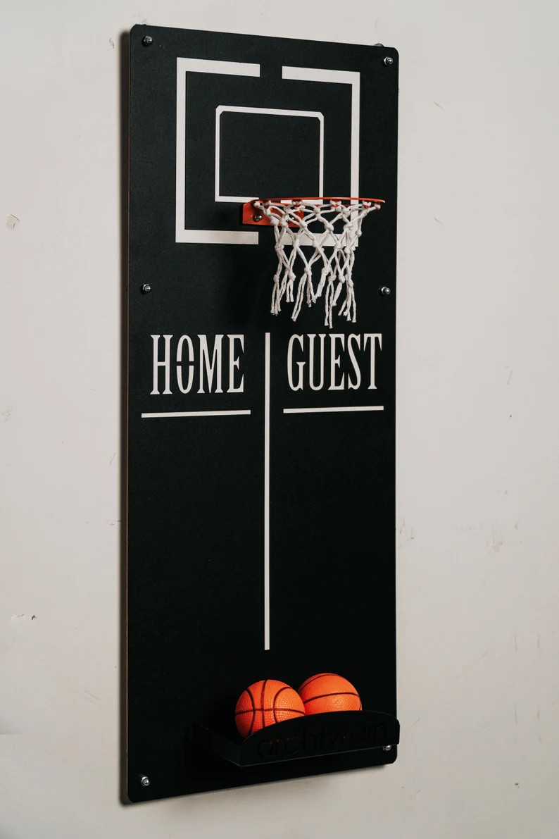 Basketball Hoop Wall Decor  Metal Wall Decor Metal Wall | Etsy | Etsy (US)