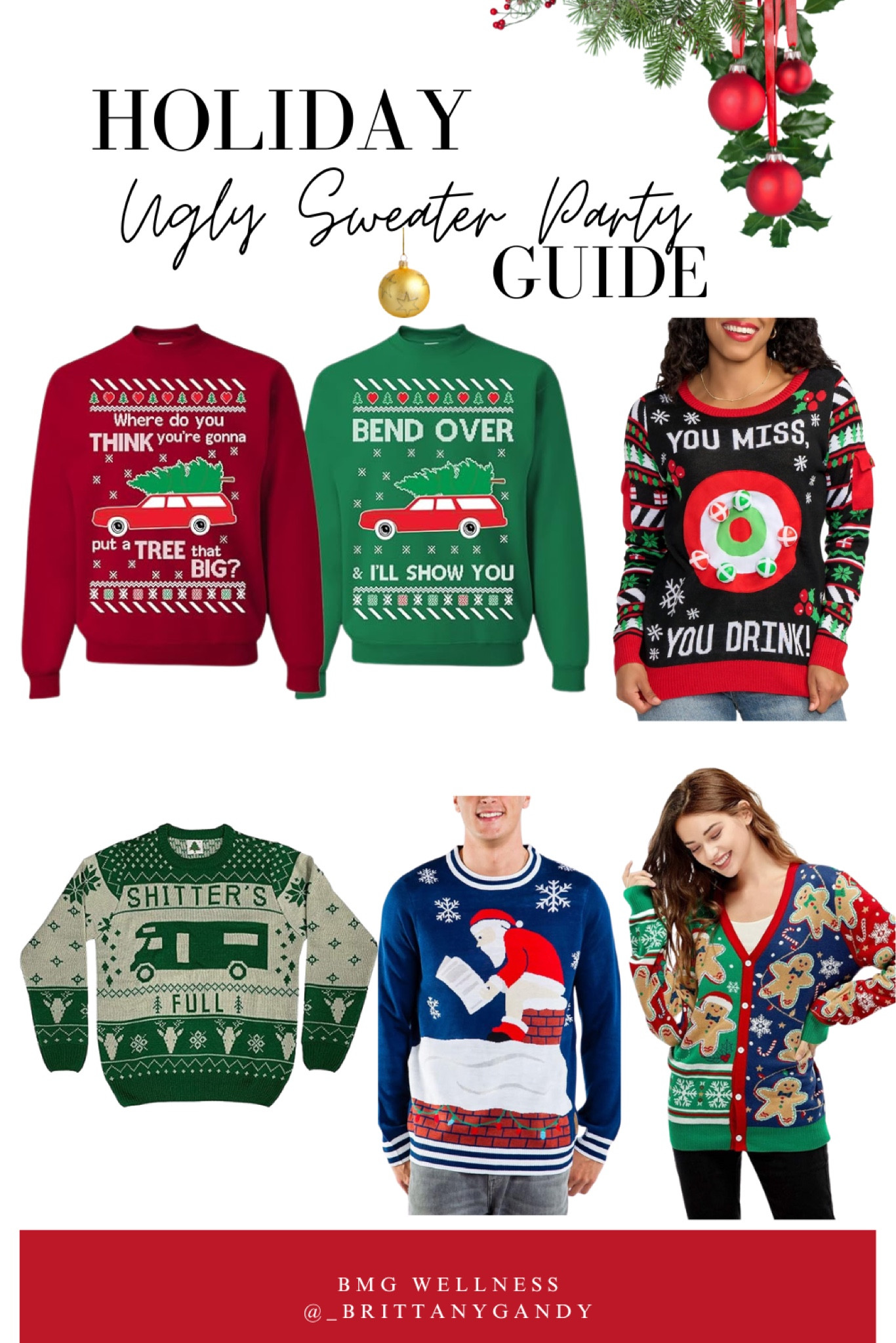 Everyone needs to have an ugly Christmas sweater for the holiday season! 🥳

#LTKGiftGuide #LTKparties #LTKHoliday
