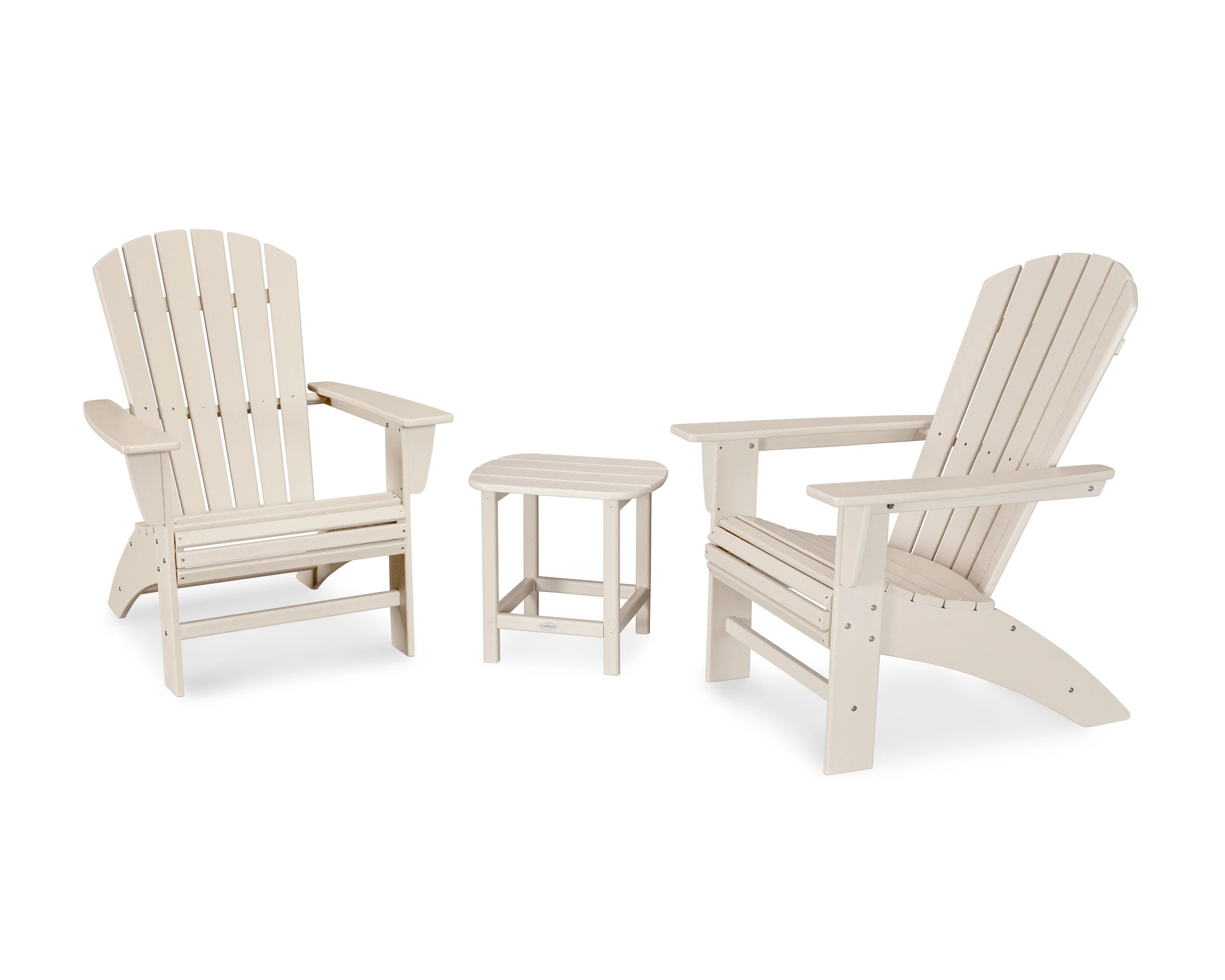 Nautical 3-Piece Curveback Adirondack Set | Birch Lane