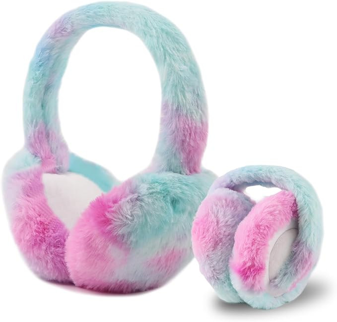 Yuoahcn Toddler Kids Winter Earmuffs Girl Warm Ear Muffs Baby Girls Plush Ear Warmers Cute Ear Co... | Amazon (US)