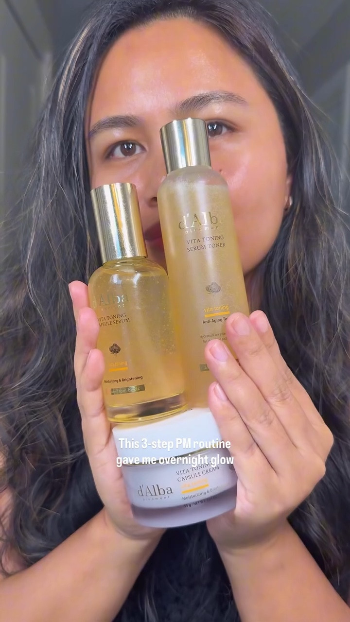 Your overnight glow-up, simplified ✨
Ending my day with this 3-step routine from d’alba @dalba_global and it’s made such a difference in my skin.

🌙 Step 1: Vita Toner – Balances and hydrates to prep skin
🌙 Step 2: Vita Serum – 40,000 vitamin capsules to boost radiance and plump
🌙 Step 3: Vita Cream – A luxe blend of white truffle + Vita Cera melts in overnight to nourish and smooth fine lines

Wake up to softer, glowier skin, no extra effort needed.
🛍️ Shop on Amazon 

#dalba #dAlbaAmbassadors #dAlbaChallenge #challenge #backtoschool
