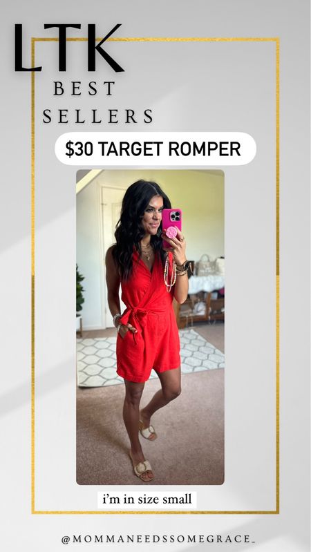 Weekly most loved items- Target romper, size small

#LTKFindsUnder100 #LTKStyleTip #LTKSeasonal