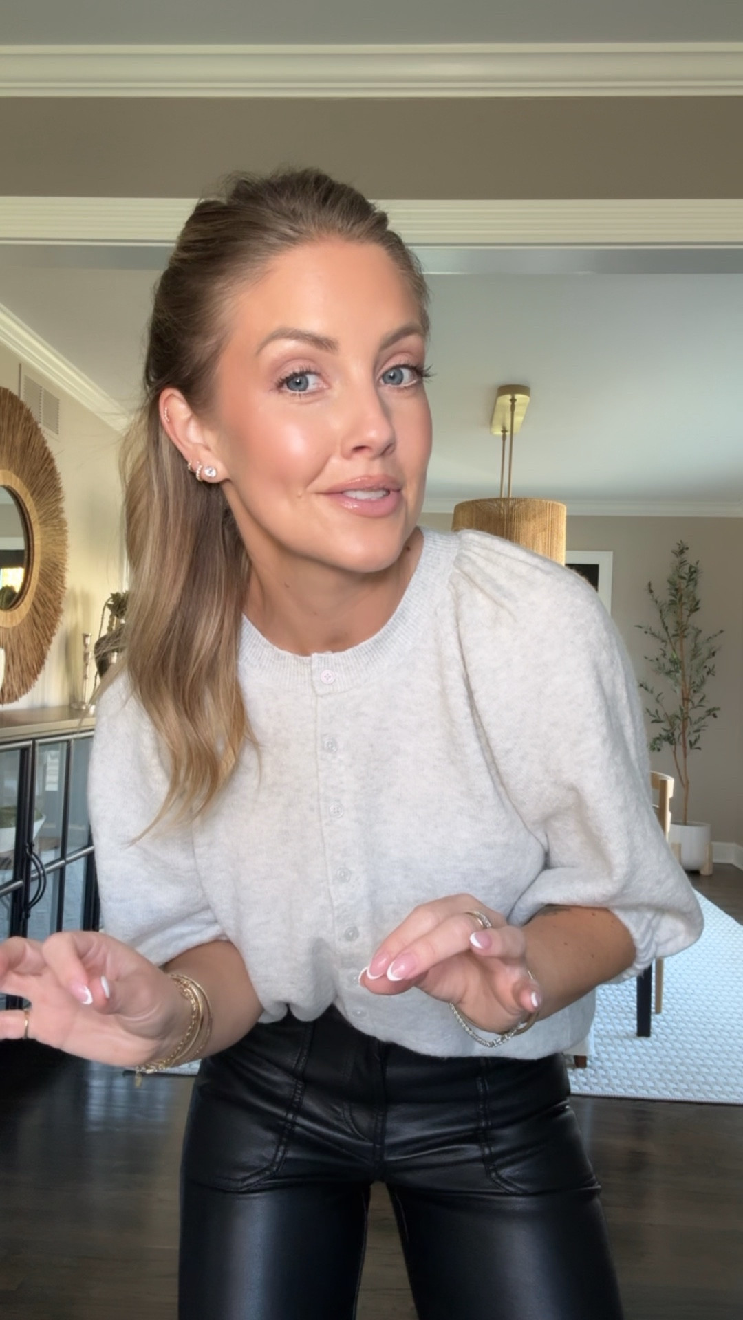 My @anthropologie order 😍 
I did an extra small and all of the sweaters and my true size in the faux leather pants (I ordered the regular length but definitely need petite!)


 #anthropartner

#LTKHoliday #LTKStyleTip #LTKOver40