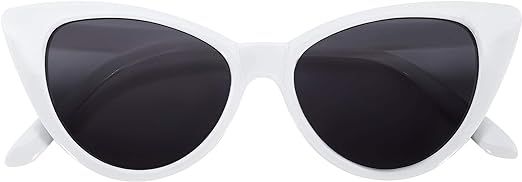OWL Cateye Sunglasses for Women Classic Vintage High Pointed Winged Retro Design | Amazon (US)