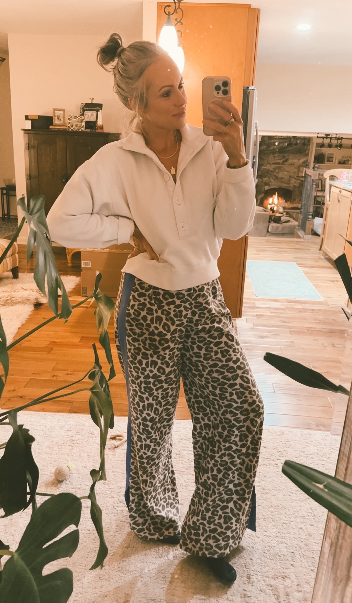 Cozy vibes on this chilly day! 
Got these pants on the clearance rack at Target but can’t link them so found some similar that are soft like sweat pants! 
This top is so soft too! I think only black is available online, I’m in a small. 
#ootd #coldweatherlooks #cozy #cozyvibes 

#LTKootd #LTKmomlife #LTKOver40