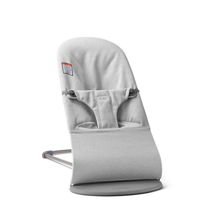 BabyBjörn Bouncer Bliss, Woven Mélange, Light Grey | 2-in-1 Adjustable Baby Bouncer Seat and To... | Amazon (US)