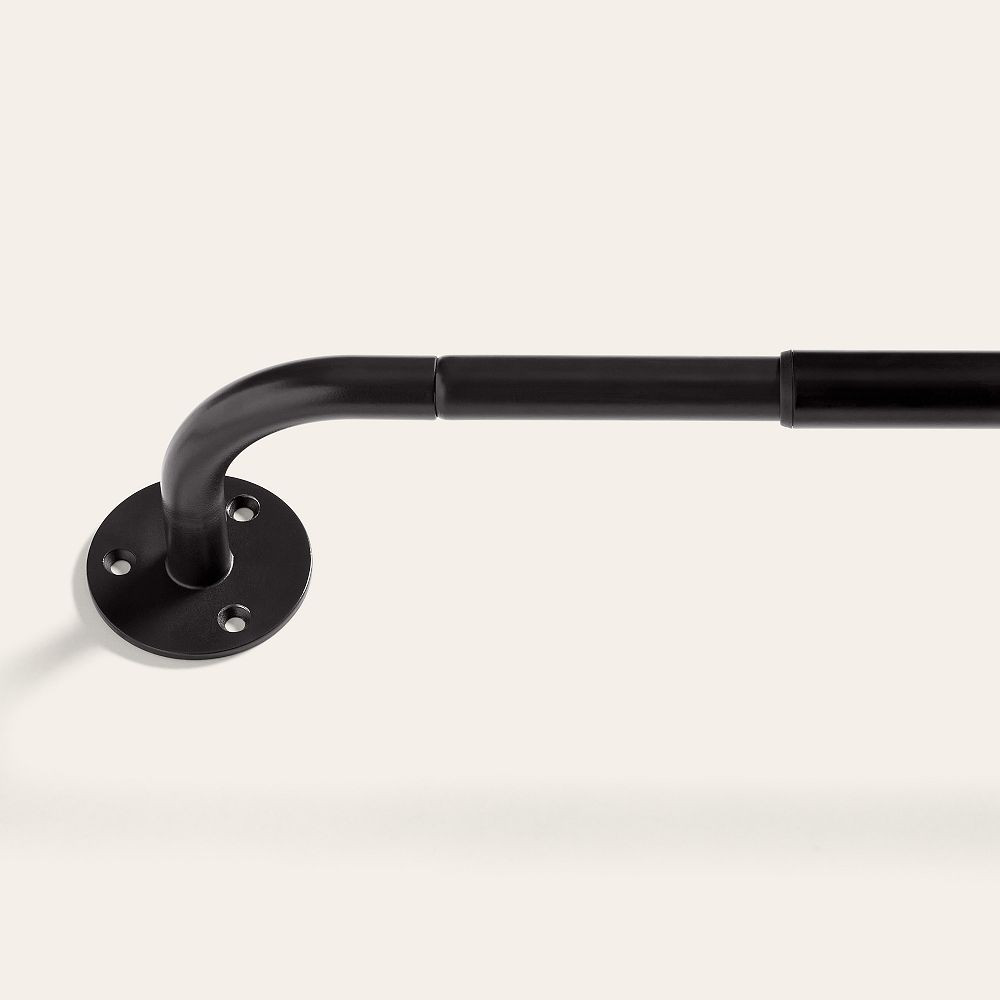 Single Room Darkening Curtain Rod, 48-88 Inch, Bronze | Pottery Barn Teen