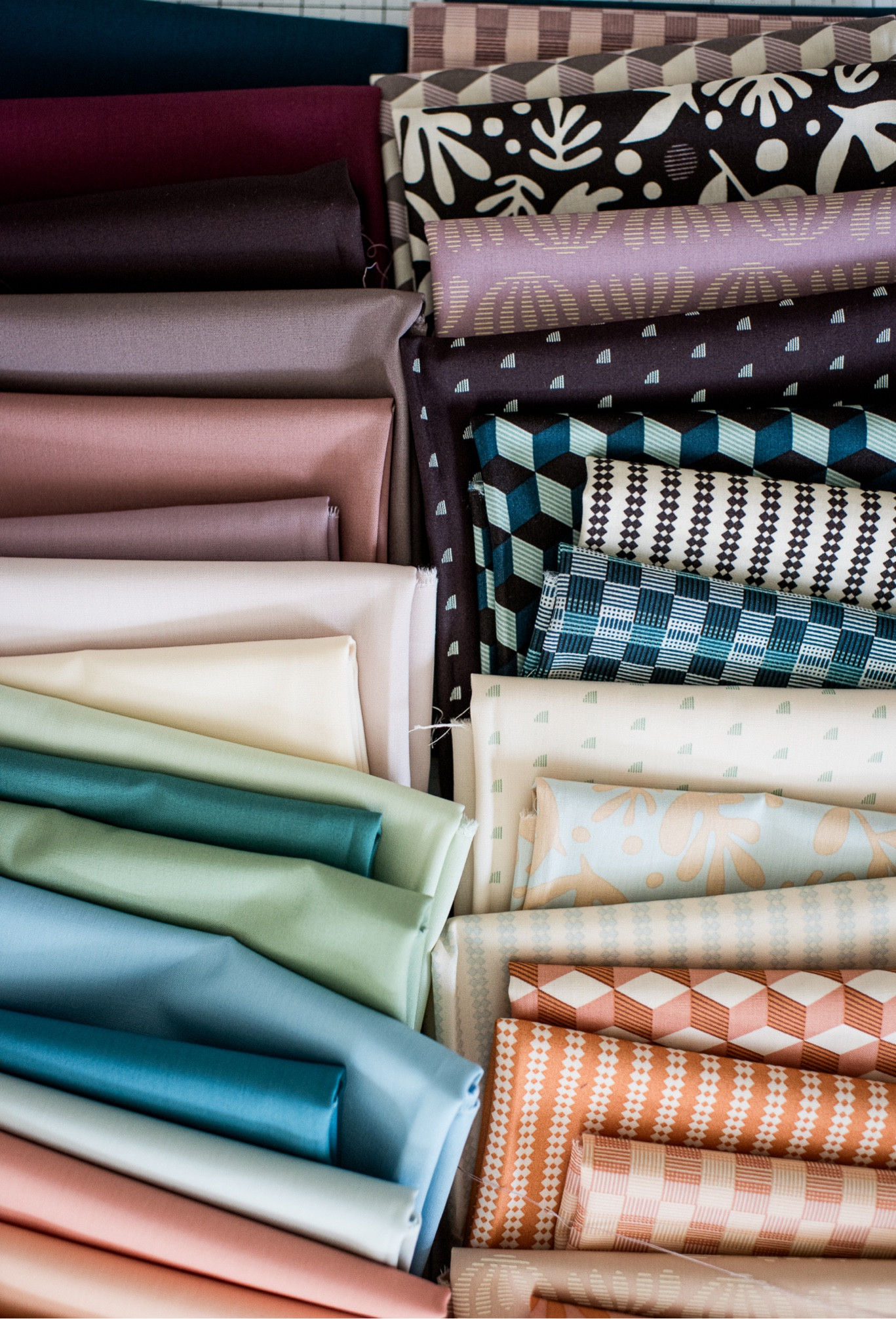 Duval + pure solids fabric by Suzy Quilts for Art Gallery Fabrics. 