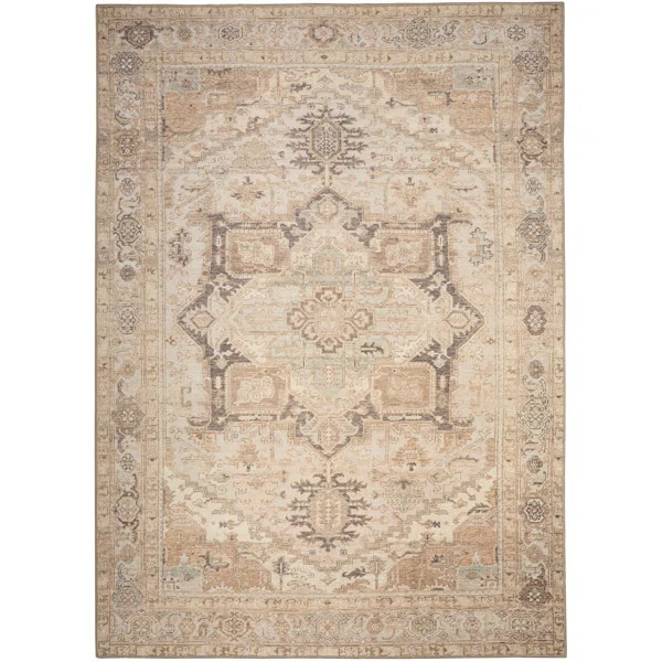 Heriberto Machine Washable Vintage Area Rug | Wayfair North America